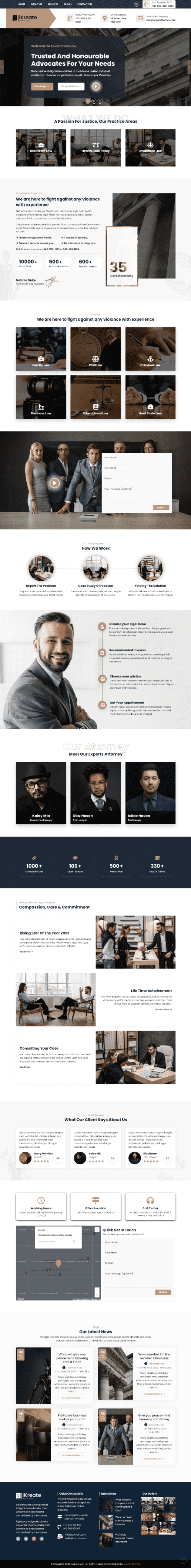 Create a Perfect Law Website in Minutes With Our Business Roy Pro Theme